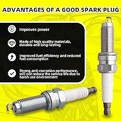 MOAUTO Set of 4 Ignition Coils Pack UF602