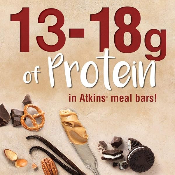 ATKINS BIRTHDAY CAKE PROTEIN MEAL BAR CRISPY & CREAMY WITH REAL ALMOND BUTTER KETO-FRIENDLY (5 BARS)