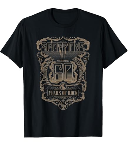 Amazon.com: Official Scorpions Sting in The Tail T-Shirt
