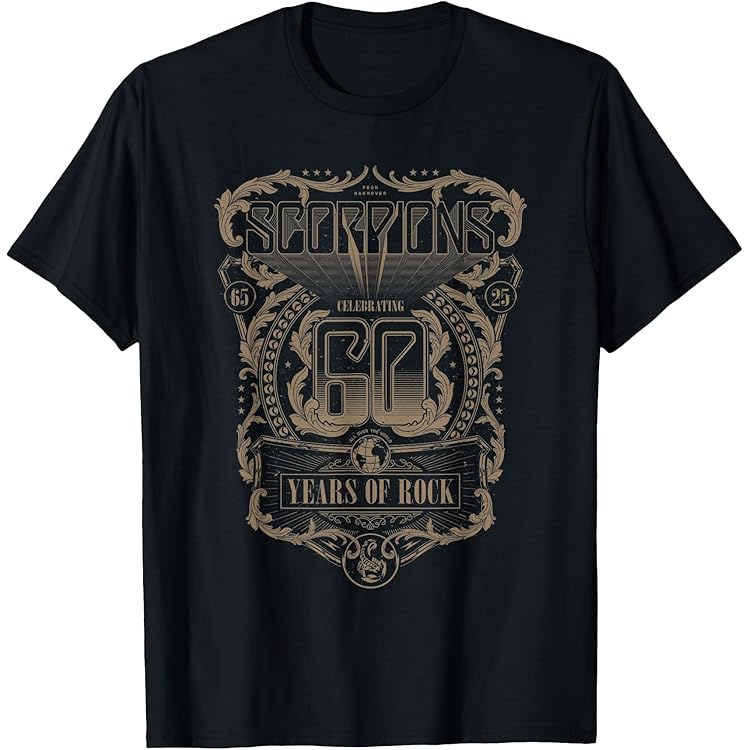 Amazon.com: Official Scorpions Blackout USA Tour 1982 T