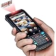 SVANTTO Android Barcode Scanner, Android 10 Handheld Computer, 1D/2D/QR Barcode Scanner, 2/3/4G WiFi BT 5.0 Communication, 4” Touch Screen Handheld Data Terminal for Warehouse Retail Inventory