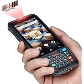 SVANTTO Android Barcode Scanner, Android 13 Handheld Computer, 1D/2D Barcode Scanner, 2/3/4G WiFi Communication, 4&rdquo; Touch Screen Handheld Data Terminal for Warehouse Retail Inventory