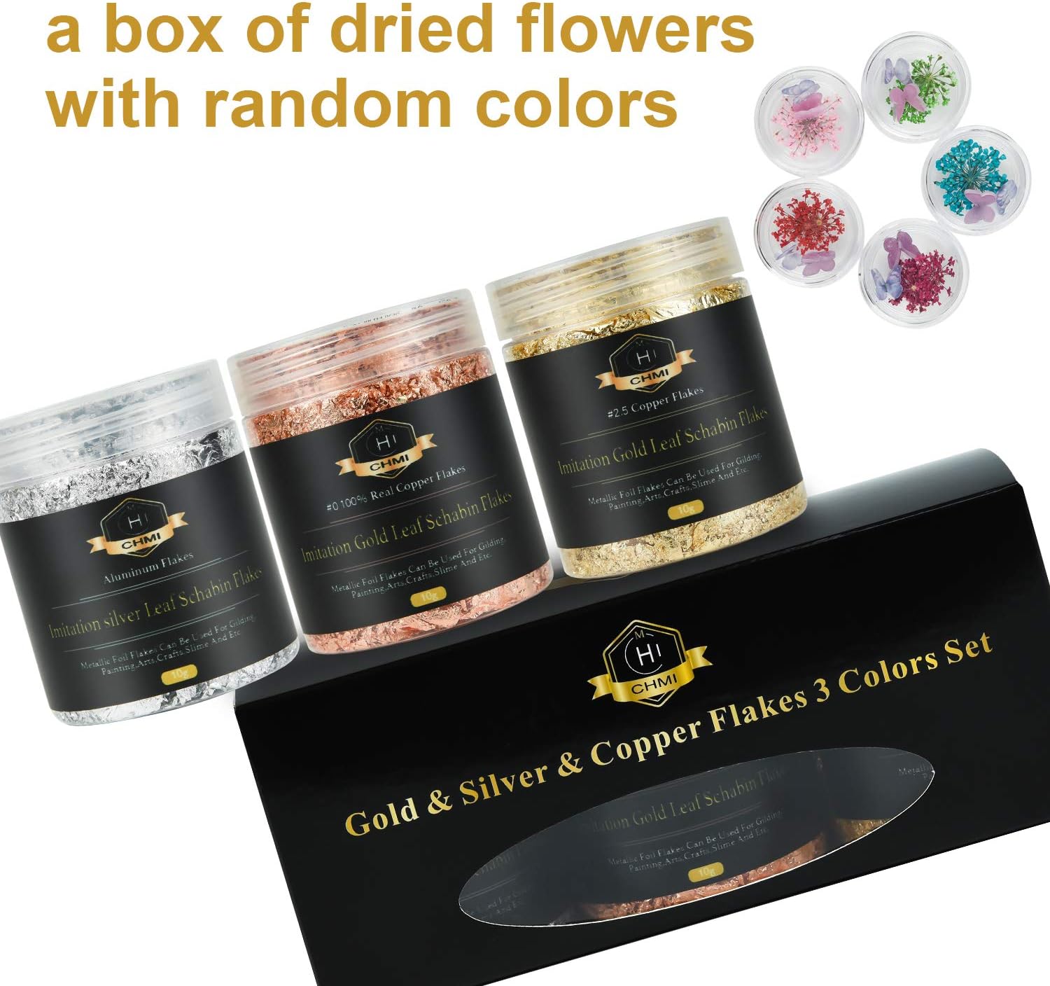 Gold Metal Leaf Slime And Resin Jewelry Making Painting Crafts Gold Silver Copper Colors Gold Foil Flakes For Resin Jewelry Making Imitation Gold Foil Flakes Metallic Leaf For Nails Arts Crafts