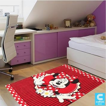 Teppich Fur Kinder Disney Minnie Mouse Grosse Cm 100 X 150