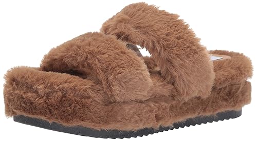 steve madden faux fur slippers
