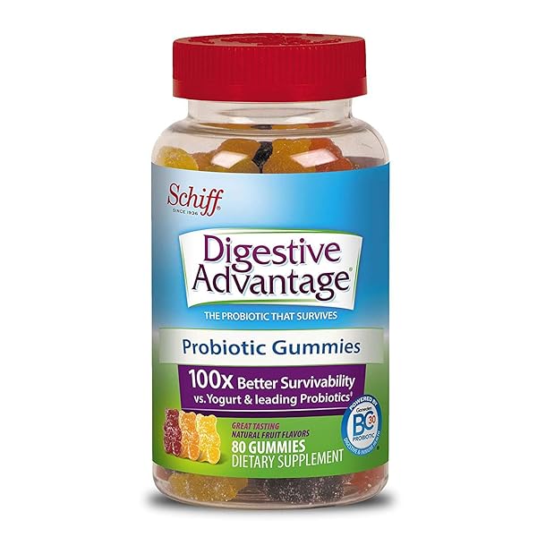 DIGESTIVE ADVANTAGE PROBIOTIC GUMMIES, DIETARY SUPPLEMENT, 80 COUNT