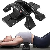 Thrival Arch Back Stretcher - Specialized Psoas Muscle Release Tool for Hip Flexor, Back, Glute, Iliacus, and Neck - Spine Decompressor, Trigger Point, and Myofascial Release – Carbon Black
