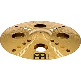 Meinl 16&rdquo; Trash Crash Cymbal with Holes &ndash; HCS Traditional Finish Brass for Drum Set, Made In Germany, 2-YEAR WARRANTY (HCS16TRC)