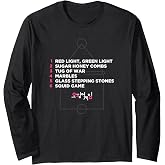 Squid Game List of Games Long Sleeve T-Shirt