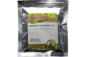 HopUnion Hop Pellets for Home Brew Beer Making (Lemondrop)1 oz.