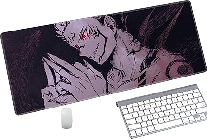 Amazon 呪術廻戦 アニメ 両面宿儺 マウスパッド デスクマット カスタマイズ キーボードパッド 滑り止め 防水 デスクカバープロテクター 80x30x0 4cm B Ccdlm マウスパッド 通販