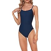 Adoretex Pro Girl's Women's One-Piece Thin Strap Athletic Racing Swimsuit for Swim Team Practice & Competition