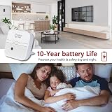 WOLF SHIELD Carbon Monoxide Detector 10 Year Sealed Battery White EN50291:2018 view 5