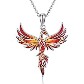HBLICY Phoenix/Butterfly/Opossum/Horse/Dachshund Necklace 925 Sterling Silver Animal Jewelry Gifts for Women