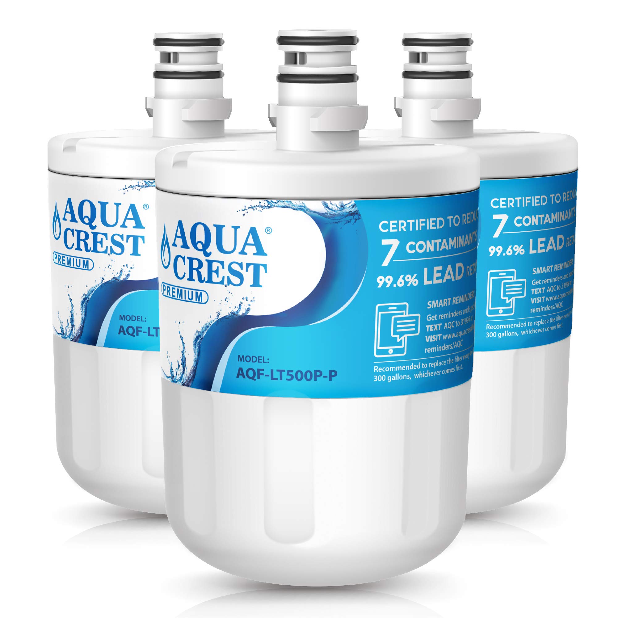 AQUACREST 5231JA2002A Refrigerator Water Filter, NSF 53&42 Certified to