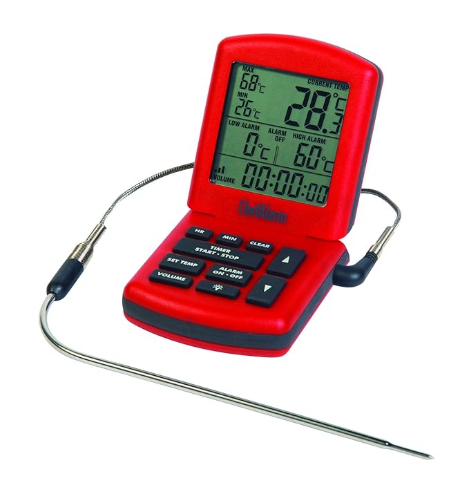 ChefAlarm Professional Cooking Thermometer & Timer for Home or