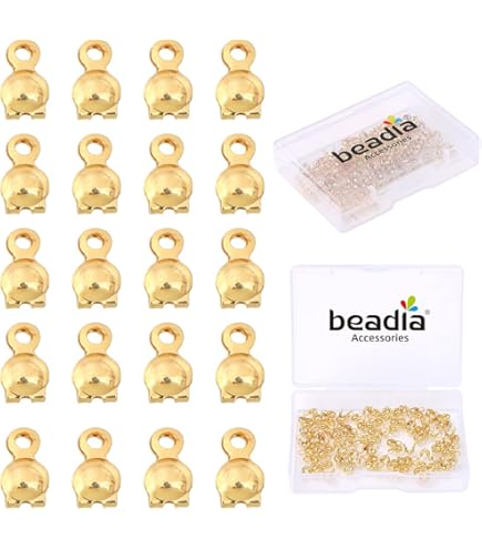 Beadalon Kopfstifte Für Schmuck – Nickelfrei, Goldfarben, Ideal Für Ohrringe & Halsketten