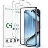 amFilm Designed for Google Pixel 10 Pro /10/9 / 9 Pro 6.3" Screen Protector | 2025/2024 Tempered Glass, Ultrasonic Fingerprint Compatible, Easy Installation Frame, Anti Scratch, Bubbles-Free,3 Pack
