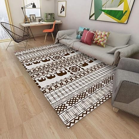 Amazon 洗える ラグ カーペット インテリア 柄 絨毯 じゅうたん ラグマット おしゃれ アクセントラグ 長方形 リビング モチーフ デザイン モダン オールド ラグ アンティーク グリーン ウィルトン織 カーペット ホットカペットカバー対応 ラグ カーペット オンライン通販