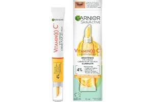 Garnier Brightening Caffeine Eye Cream with Vitamin C, Reduces Dark Circles and Fine Lines for Well-Rested, Brighter, More Ra