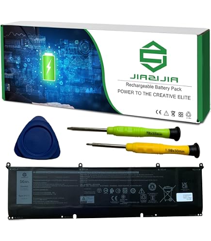 Amazon.com: JIAZIJIA 9JM71 HDGJ8 Laptop Battery Replacement for