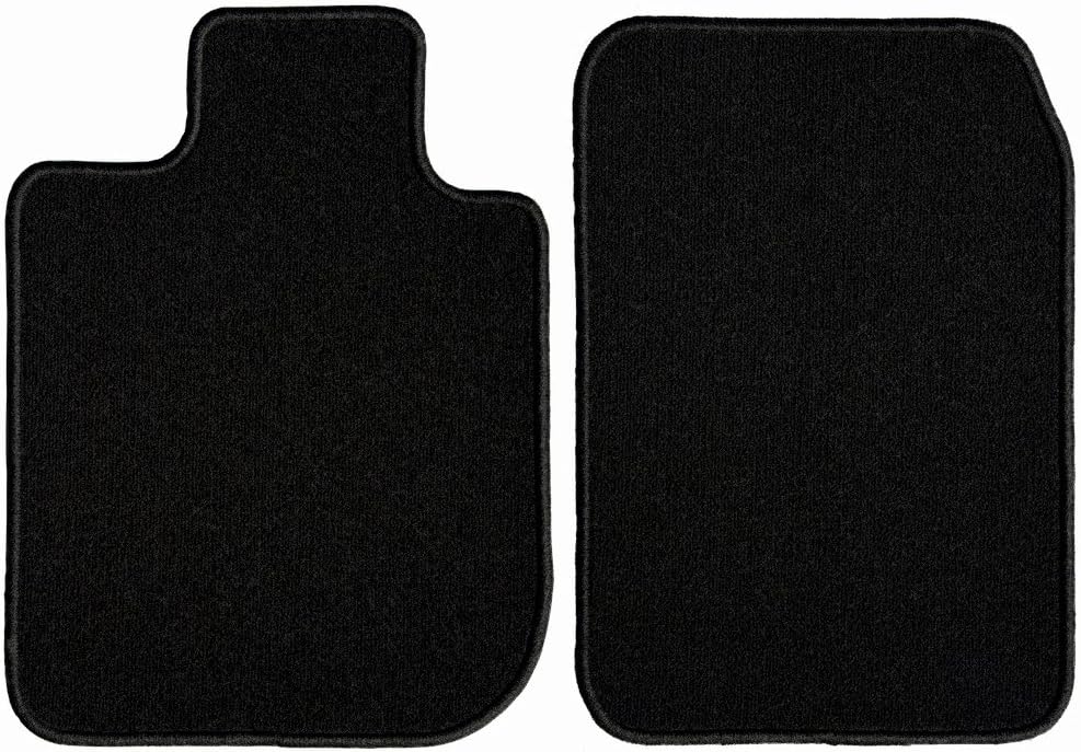 GG Bailey D2787A-F1A-BLK Front Set Custom Fit Floor Mats for Select BMW X5 Models - Nylon Fiber (Black)