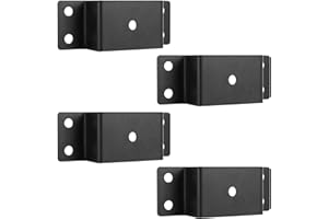 JTZFD 4 Pcs Trailer Stake Pockets, Suitable for 2'' x 4'' Wood Upright Trailer Bracing, Metal Trailer Rail Brackets Ideal for Installing On Flatbed Trailers, Box Trailers, and Trucks