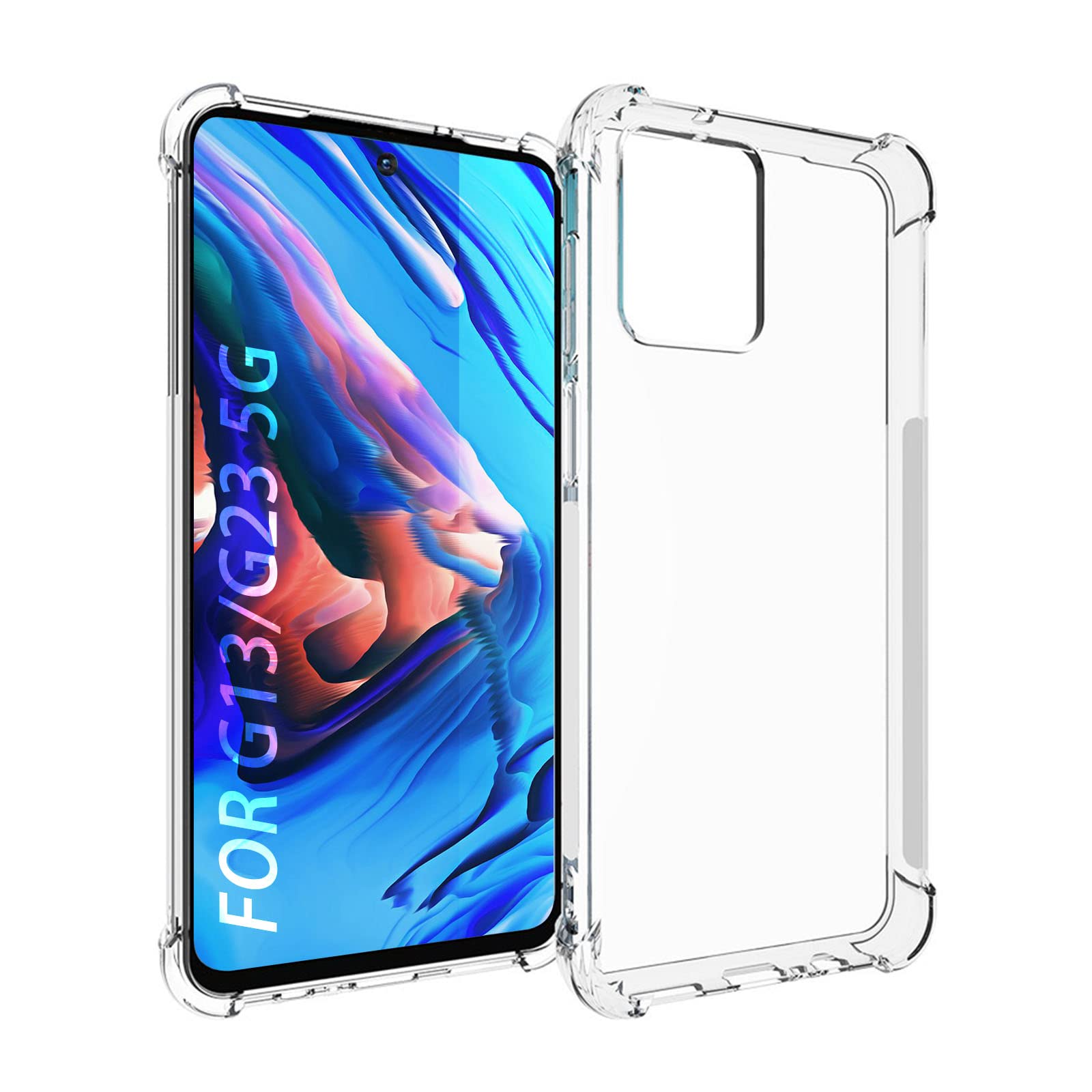 SCL Case for Moto G13 Case Motorola G13 Phone Case Moto G23 Case Motorola G23 Phone Case, Soft Flexible Silicone Gel TPU Bumper Protection Cover [Anti Scratch][Anti Collision] Case