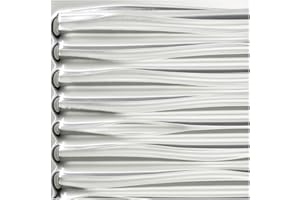 FASÄDE Dunes Horizontal Decorative Vinyl Glue Up Ceiling Panel in Brushed Aluminum (12X12 Inch Sample)