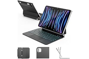 RAYMCRAFT Keyboard Case for iPad Air 11-inch (M4 2026/M3 2025/M2 2024) & iPad Pro 11-inch (1st/2nd/3rd/4th Gen), Magic Keyboa