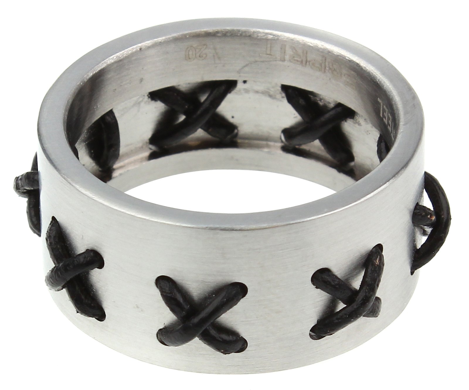 Esprit ring stainless steel 6.1 g fabric Metallic