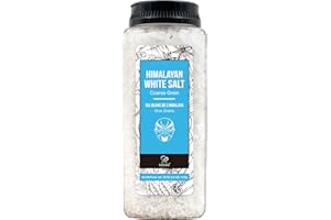 Soeos White Himalayan Salt, Coarse Grain, 39 Oz (1100g), Nature Himalayan Kosher Salt, Sea Salt for Grinder Refill (Pack of 1