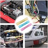CESFONJER Heat Shrink Wire Connectors Waterproof Crimp Butt Terminals Kit 130 view 5