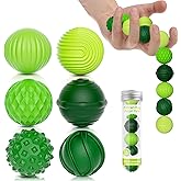 Magnetic Fidget Balls, 6 Pack Silicone Sensory Toys for Adults &amp; Teens | Quiet Stress Relief Balls for Office, Fun Desk Toys with Textures, Calming &amp; Relaxing Gift for Men &amp; Women