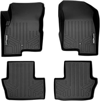 Amazon Com Maxliner Floor Mats 2 Row Liner Set Black For 2007 2012 Dodge Caliber 2007 2017 Jeep Patriot Compass Old Body Style Automotive