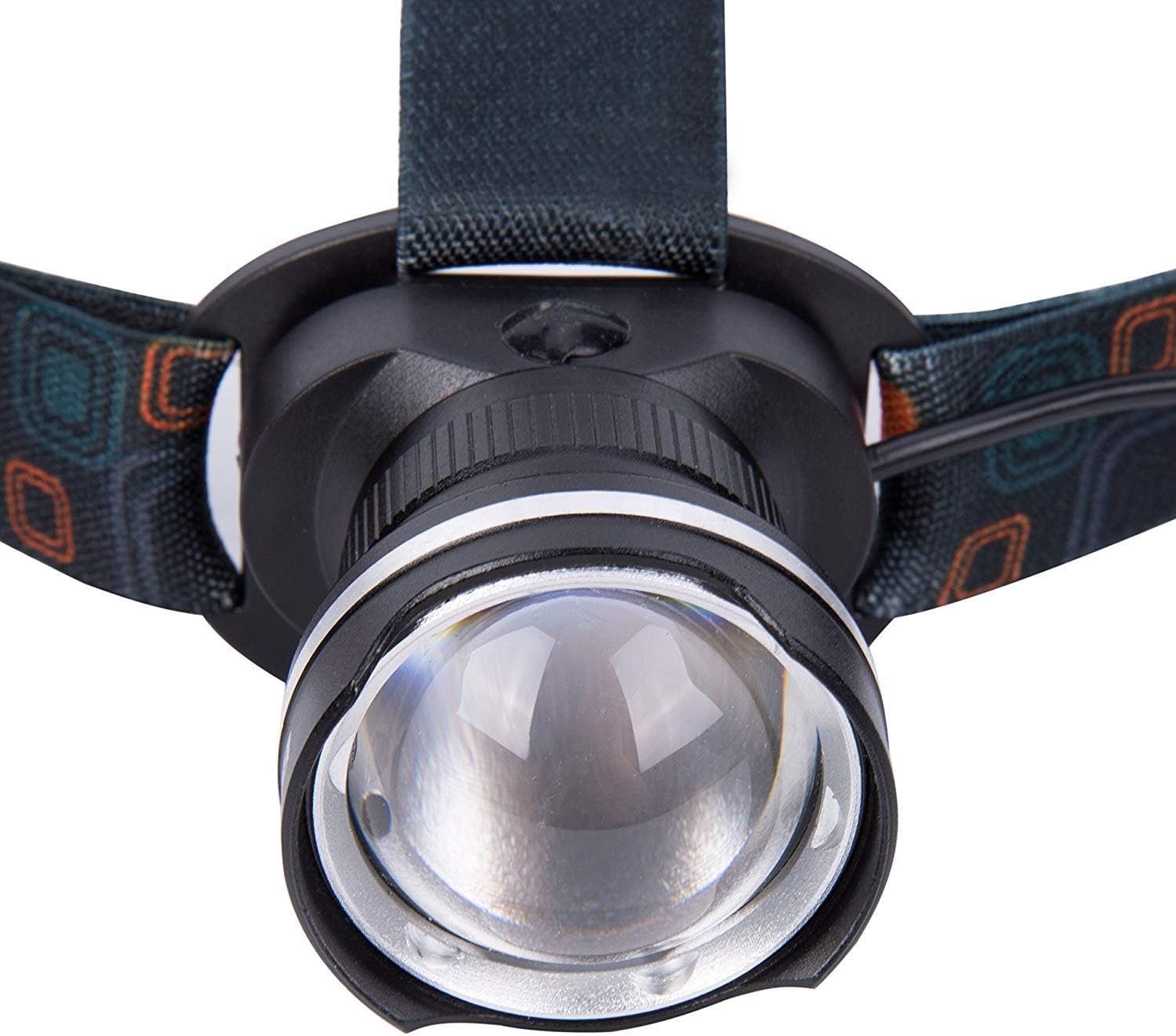 LIGHTESS LED Head Lamps Waterproof Focus XM-T6 Rechargeable Headlamps Flashlight for Camping Running Hiking, SQ1 - - 