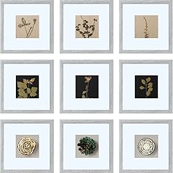HEART ART 8x8 Picture Frame Set of 9, Display
