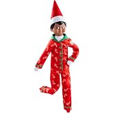 The Elf on the Shelf Claus Couture Candy Cane Pajama Set | Official 2-piece luxury PJs, ages 3+, Scout Elf not included