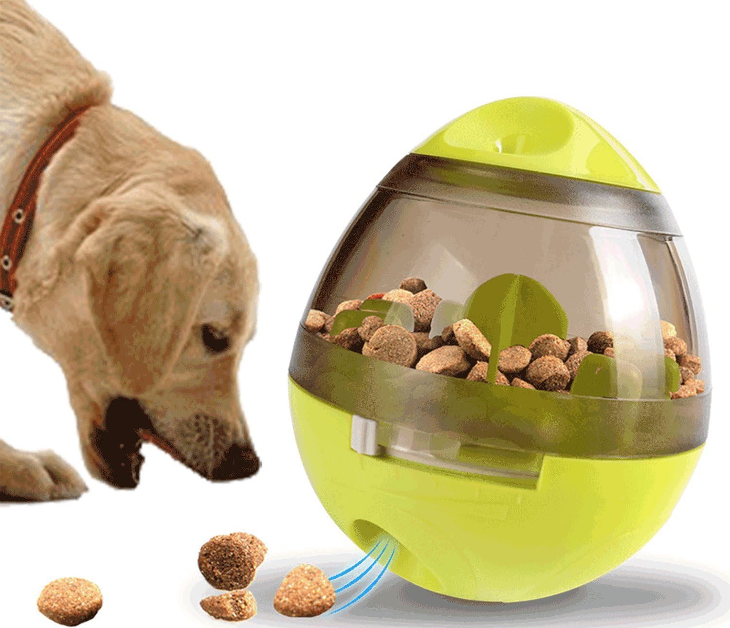 TuoTu Pet Food Ball, IQ Treat Ball Interactive Food Dispensing Dog Toy