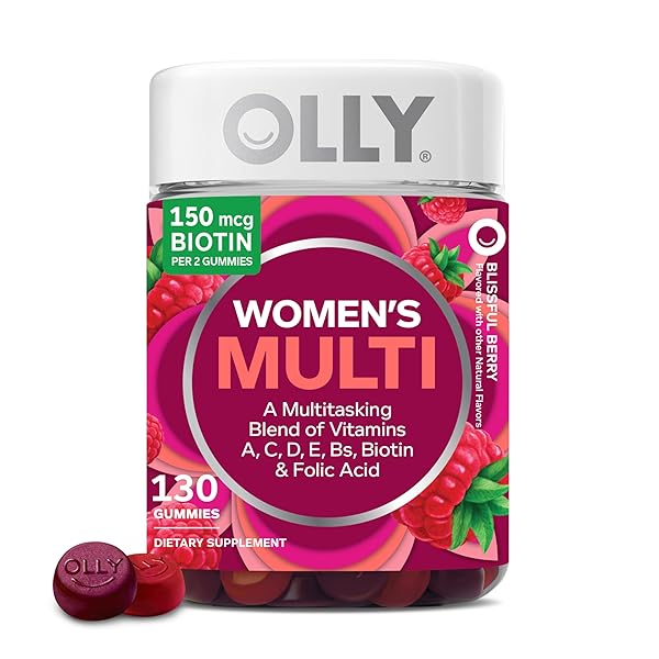 OLLY WOMEN’S DAILY MULTIVITAMIN GUMMY, VITAMINS A, D,...