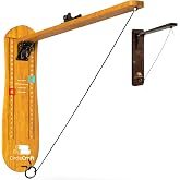 Wall Mount Ring Swing Game | Foldable Wall Mounted Ring Toss Game for Adults | Man Cave Decor and Accessories for Backyard | Indoor &amp; Outdoor Bar Games for Adults