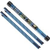 MoKo Golf Alignment Sticks, 2 Set Golf Alignment Rods, 48" Collapsible Alignment Stick Golf Training Tool for Aiming, Putting