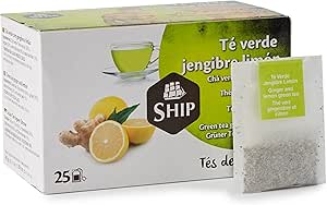 Ship - Té Verde de Jengibre y Limón en Caja de 25 Unidades ...