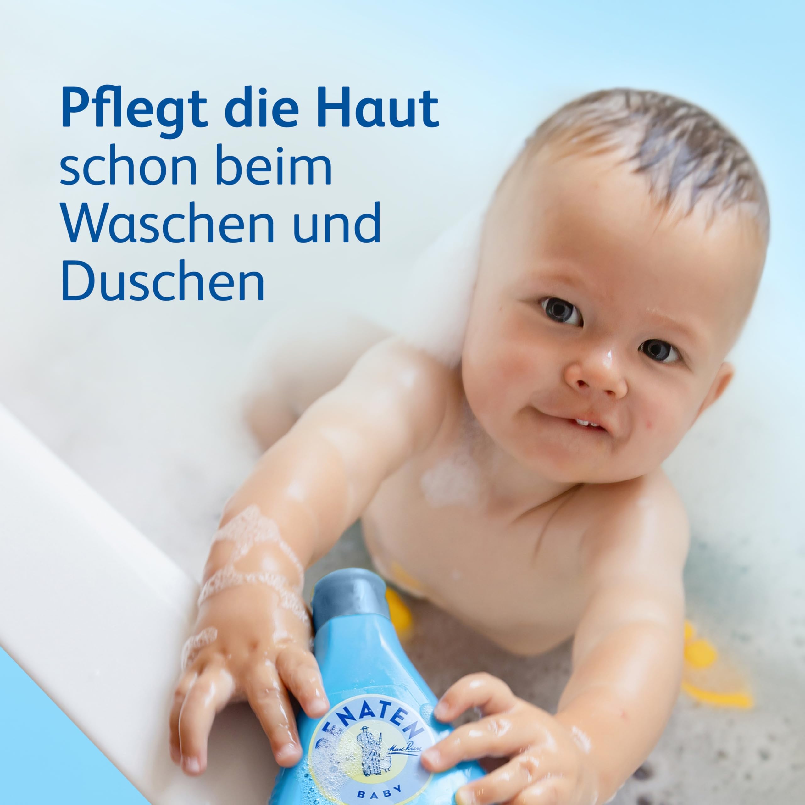 Penaten Wasch- & Duschcreme mildes Baby Duschgel & Baby Shampoo ohne Parabene & Farbstoffe speziell für Neugeborene entwickelt,400ml 2