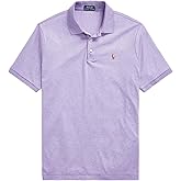 Polo Ralph Lauren Men Medium Fit Interlock Polo Shirt PurpleHtrSigPny. XL