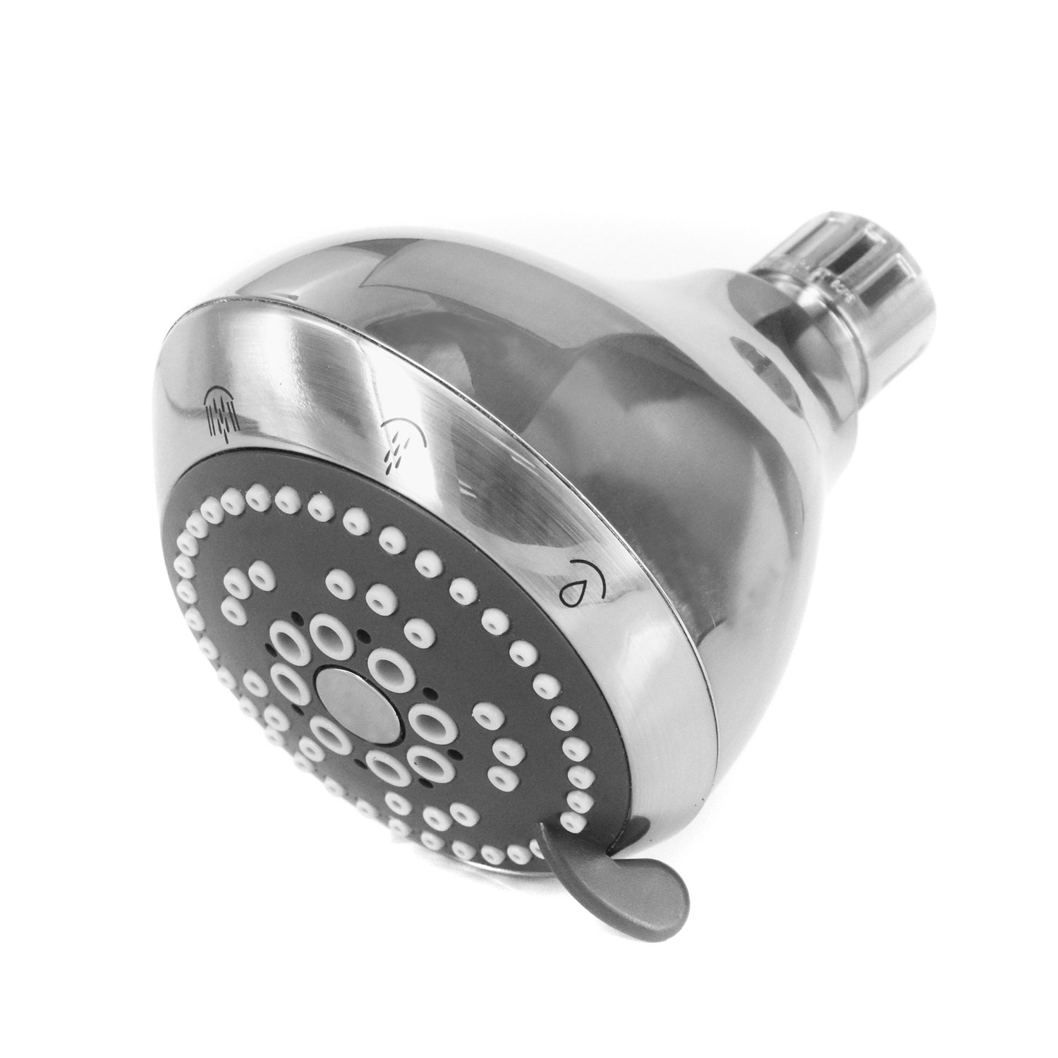 5Function Adjustable 2.5gpm High Pressure Wallmount Fixed Shower Head