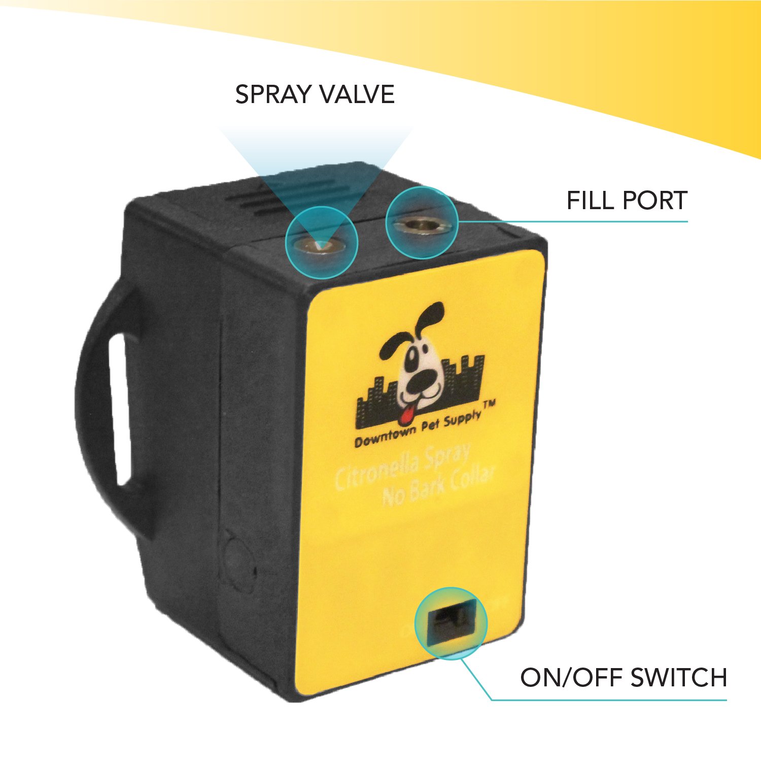 Downtown Pet Supply NO BARK Collar Citronella Spray Collar, AntiBark