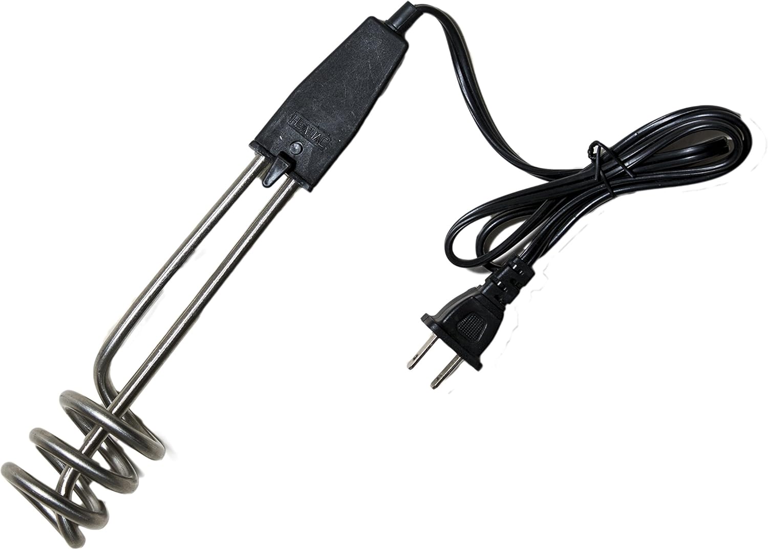 HEATIAC 1500 Watt 110V Black Travel Immersion Heater with On/Off Switch