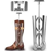 Boot Calf Stretcher, Heavy Duty Cast Aluminum Boot Shaft Expander Tool | Cast aluminum boot calf stretcher expands boot shaft &amp; ankle area. Features threaded screw mechanism for controlled fit