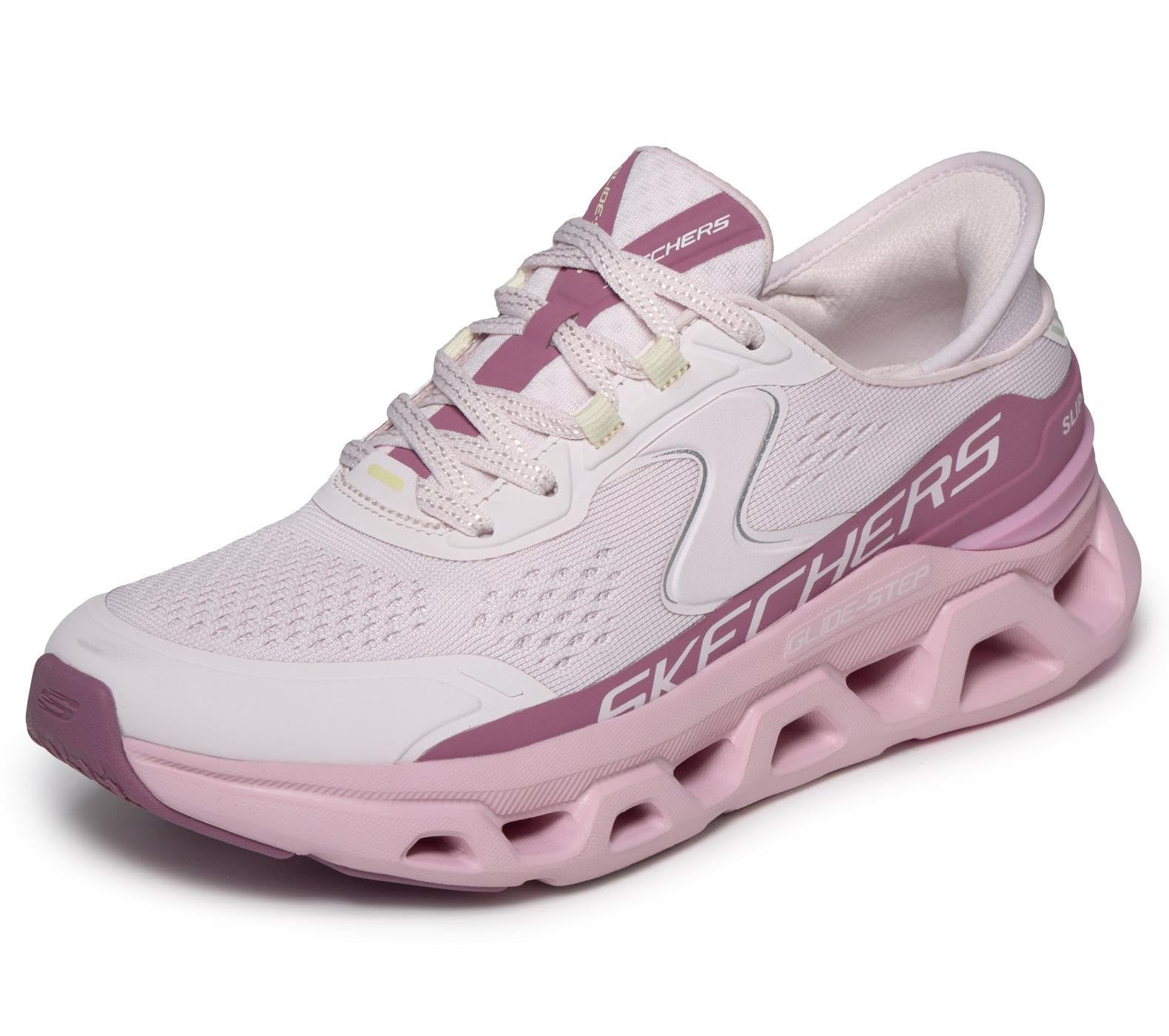 Skechers Womens Johnston & Murphy Collection Male Glide Step Altus Hands Free Slip Ins Light Pink 6.5 Medium Image